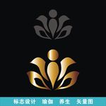 瑜伽标志设计