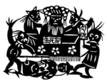 剪影 窗花 中国风 剪纸 手工