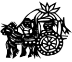 剪影 窗花 中国风 剪纸 手工