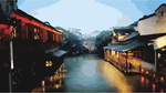 中国风传统建筑物