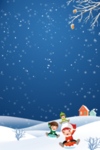 雪地小孩