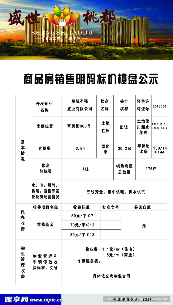 楼盘公示