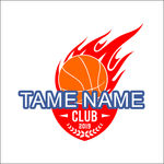 矢量篮球服logo队徽队标设计