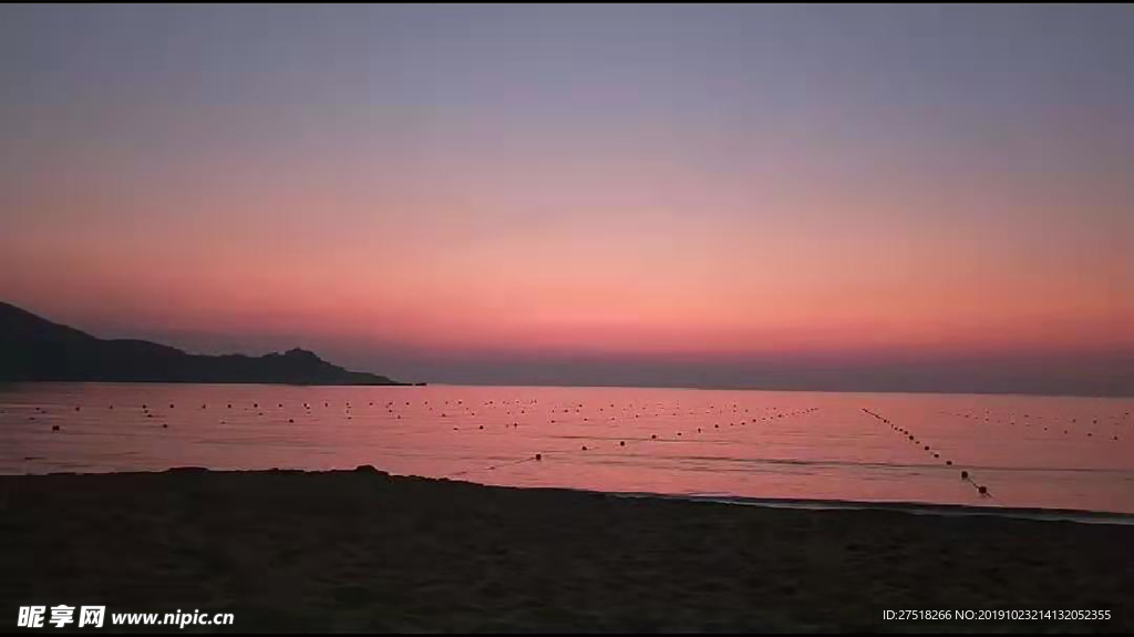 海上日出