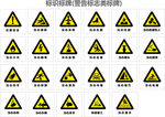 警告标志类标牌