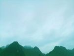 朦胧的山峰
