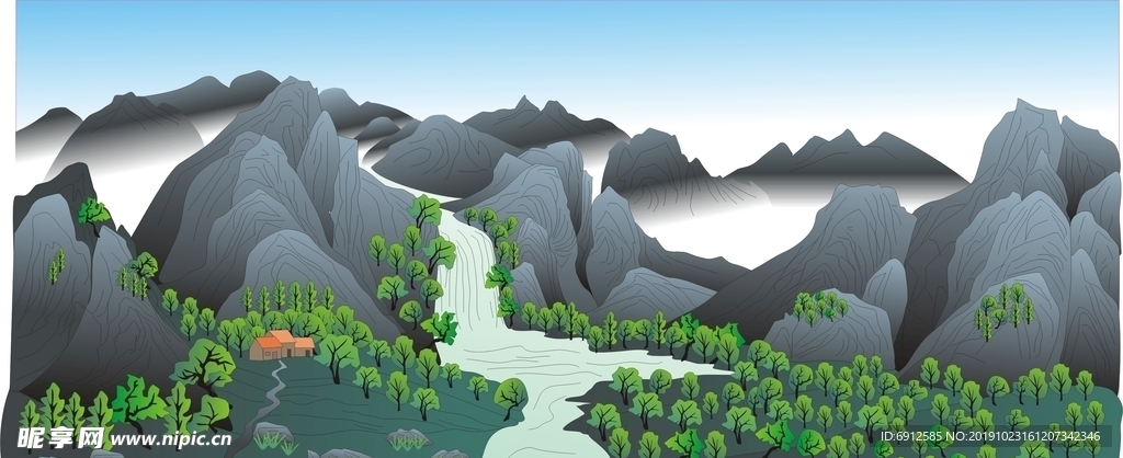 山水画