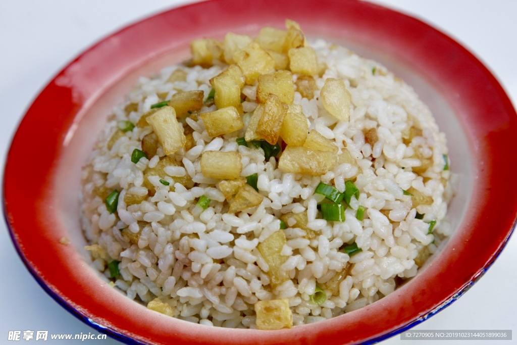 农家洋芋饭  炒大米