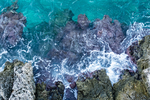 海水礁石大海石头风景