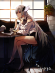 彩色插画人物动漫背景