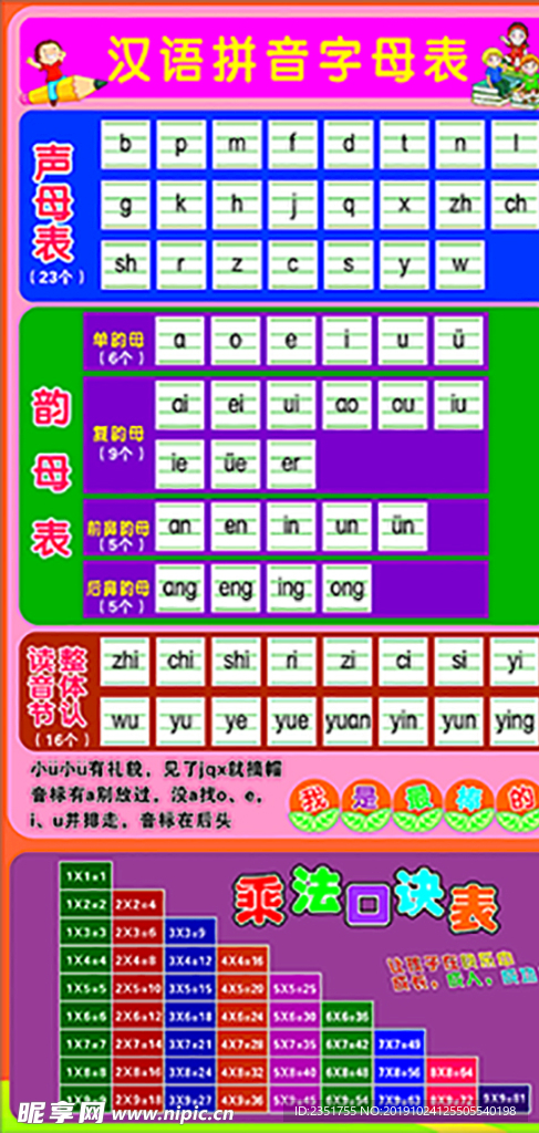 小学儿童拼音教学