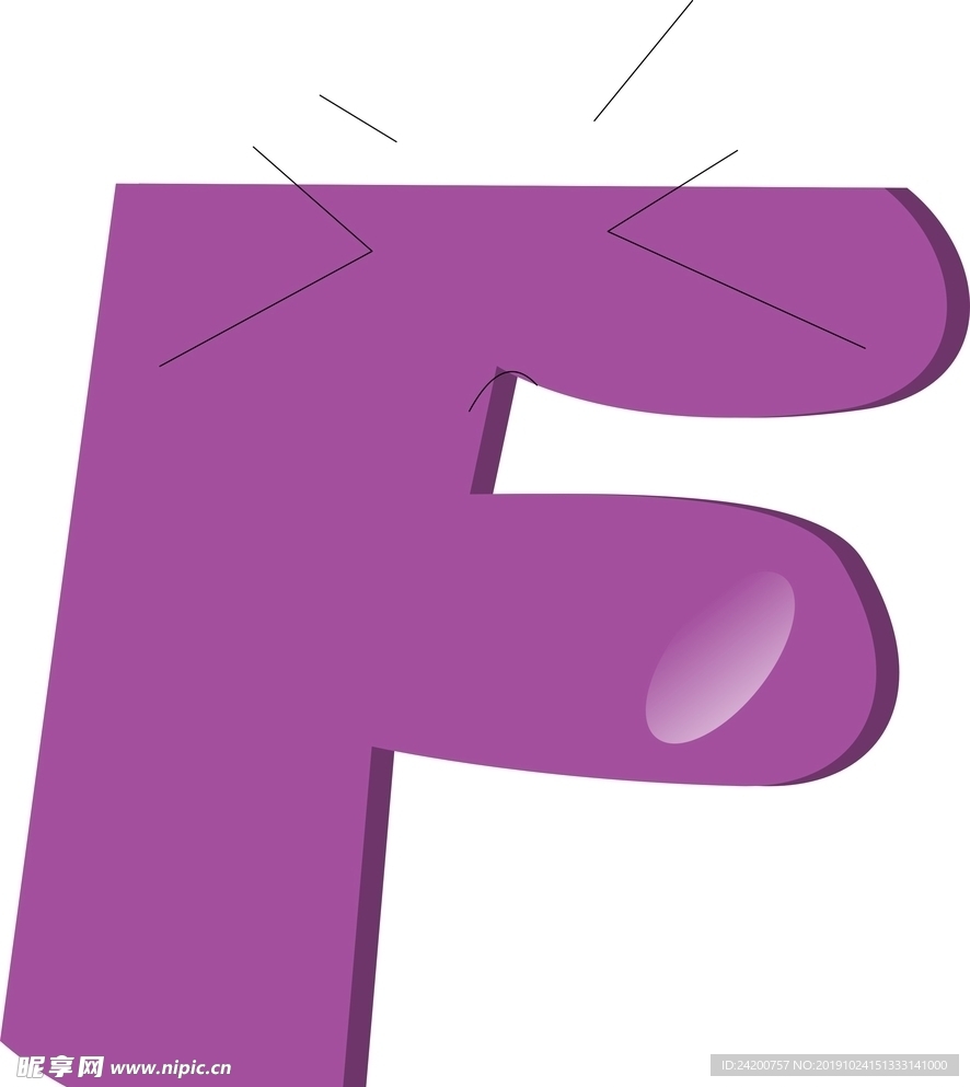 卡通字母