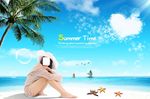 夏日时光PSD素材