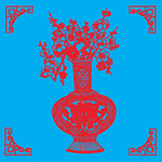 花瓶剪纸