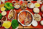 美食摄影油画效果图