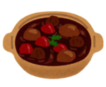 美味食物卡通插画