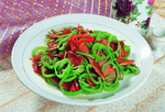 杆辣圈炒腊肉