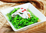上汤鸡毛菜