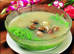 文蛤煮龙须菜