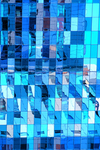 抽象派 多彩抽象蓝色镜面纹理