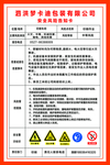 印刷车间岗位安全风险告知卡