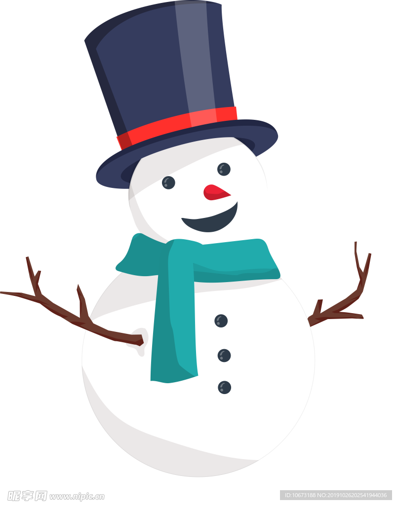 卡通雪人图片