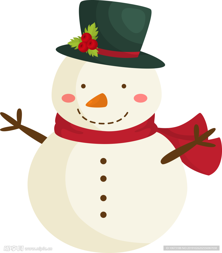 卡通雪人图片