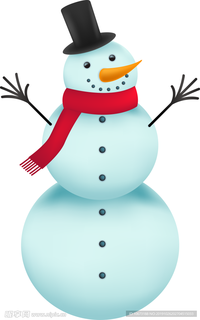 卡通雪人图片