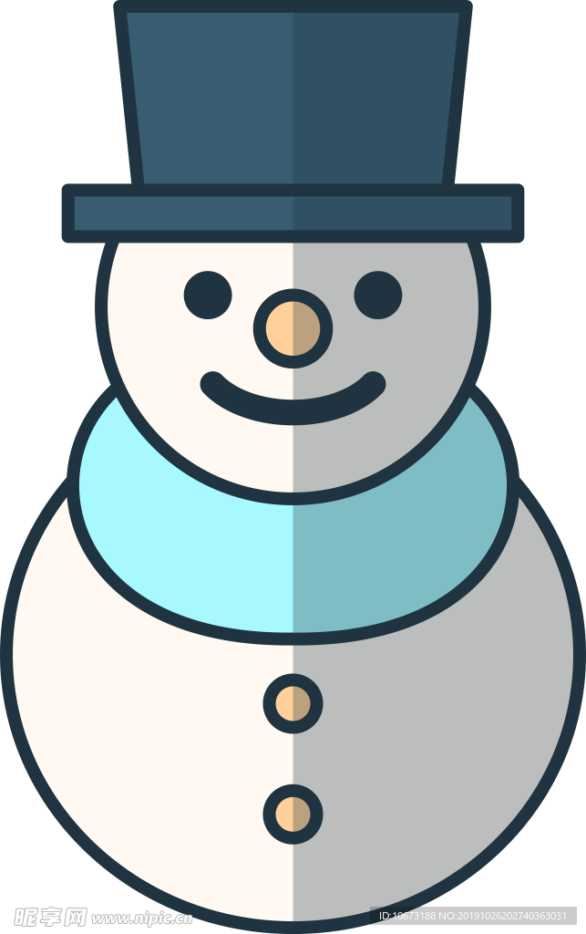 卡通雪人图片