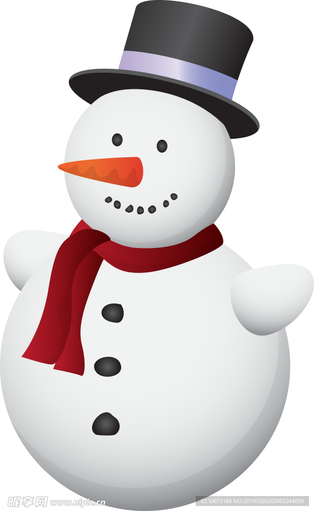 卡通雪人图片