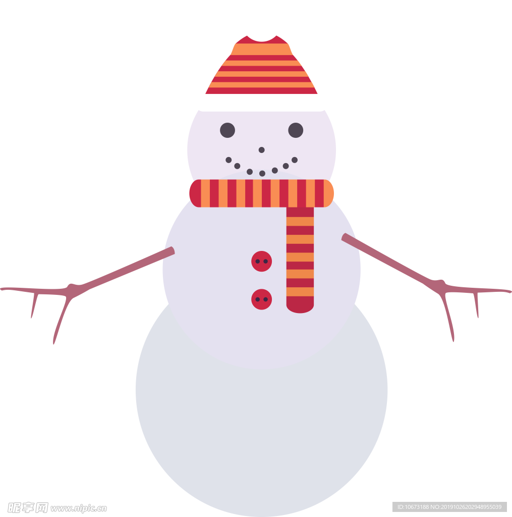 卡通雪人图片