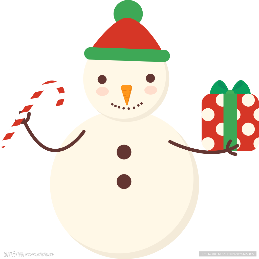 卡通雪人图片