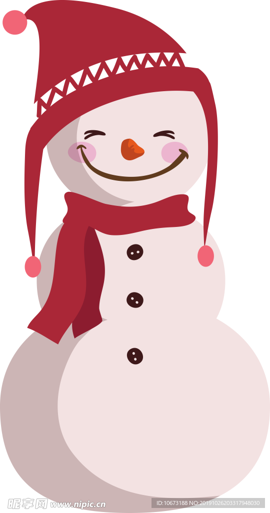 卡通雪人图片