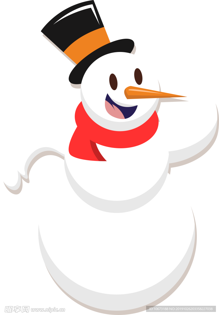 卡通雪人图片