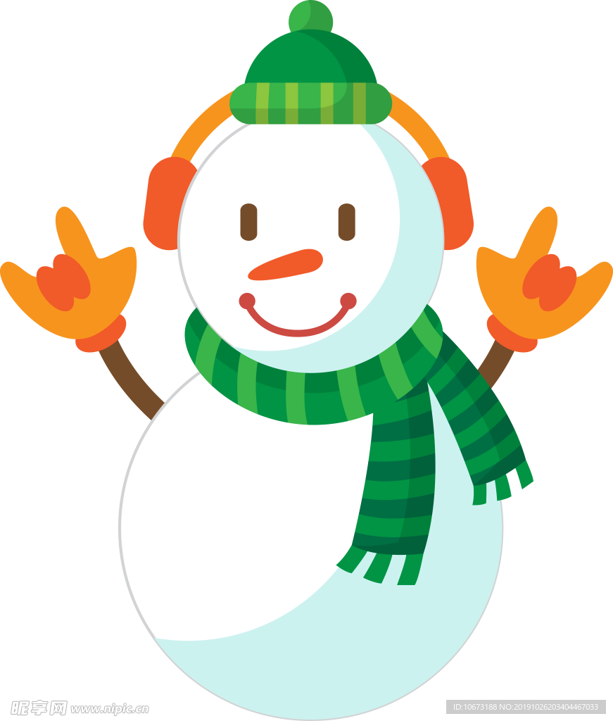卡通雪人图片