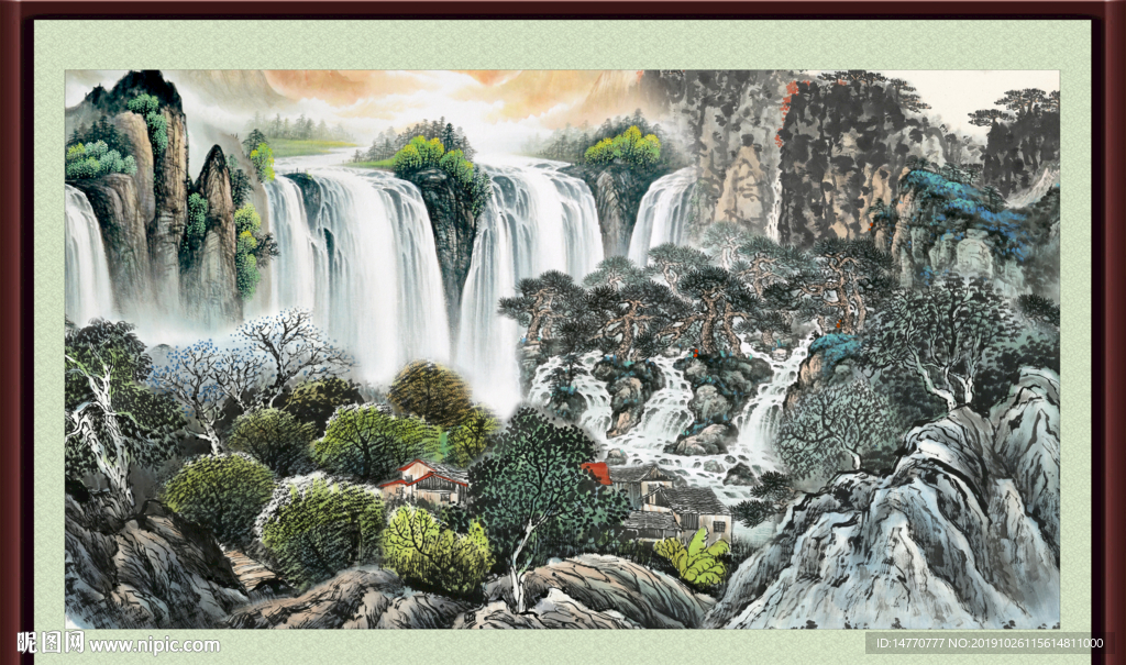 山水国画