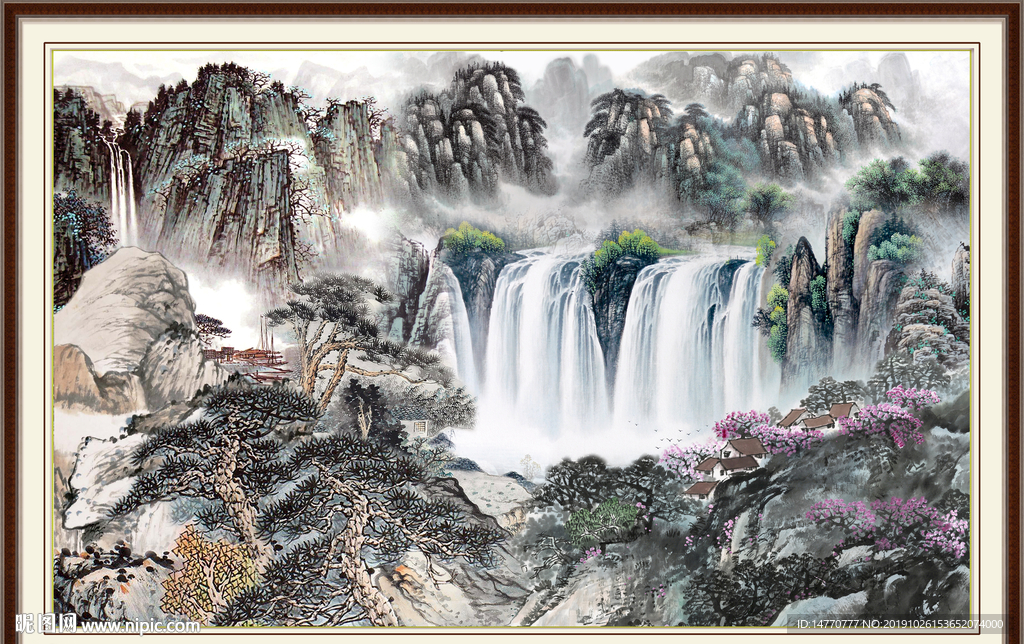 山水国画
