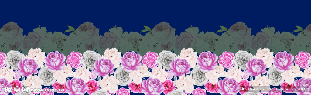 玫瑰花投影
