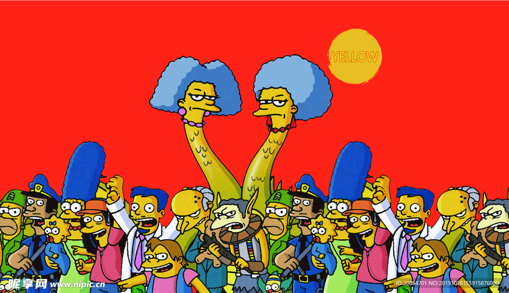 长颈动画人