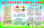 安全教育 校园安全 校园展板