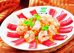 粟米蟹肉虾球