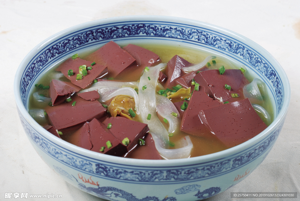 菜粉皮烩鸭血