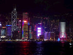 香港维多利亚港夜景