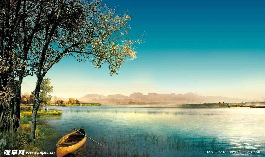 河边风景