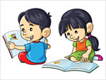 卡通小孩