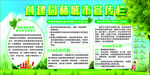 创建园林城市宣传栏
