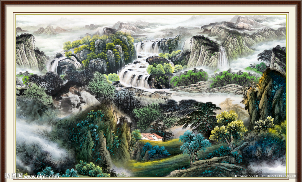 山水国画