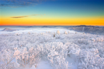 陕西宝鸡太白山雪风景