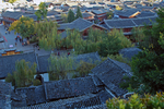 远眺云南丽江古城
