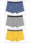 星球太空元素男士内裤图案设计
